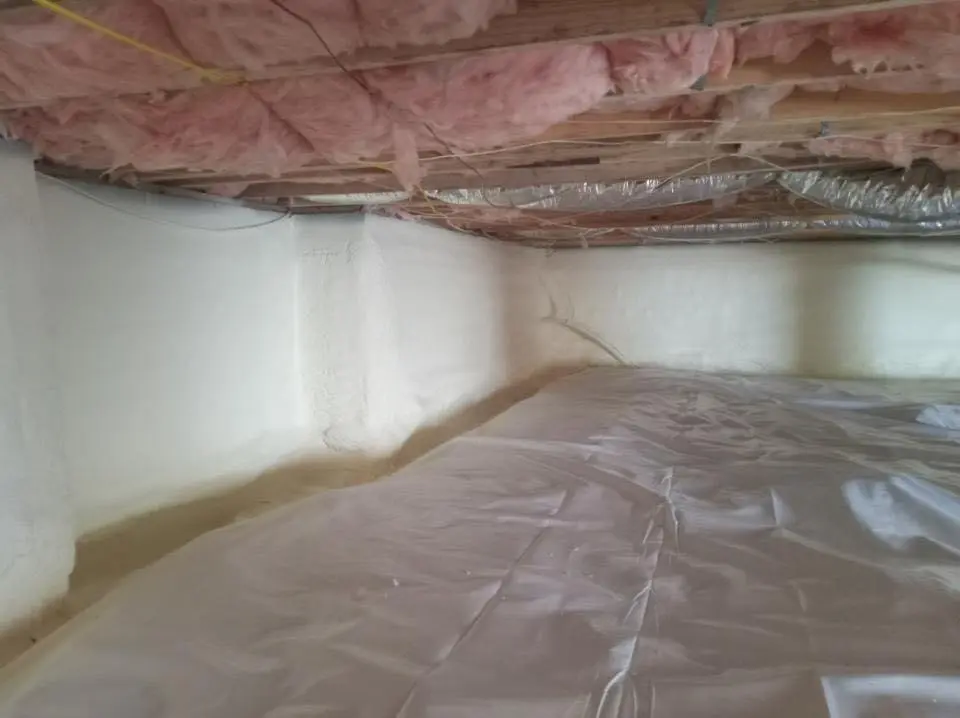 Crawl space encapsulation with closed-cell spray foam for Roof Maintenance in El Granada